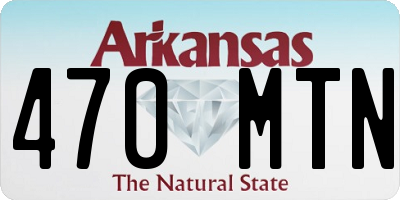 AR license plate 470MTN