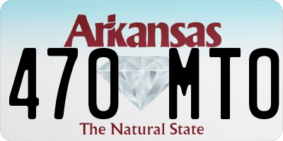 AR license plate 470MTO