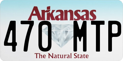 AR license plate 470MTP