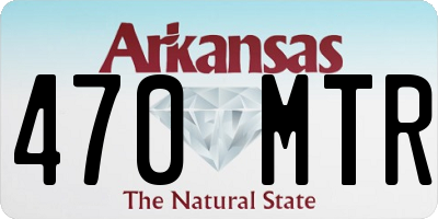 AR license plate 470MTR