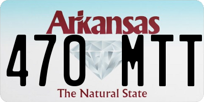 AR license plate 470MTT