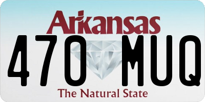 AR license plate 470MUQ