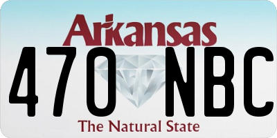 AR license plate 470NBC