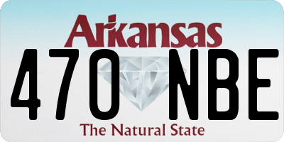 AR license plate 470NBE