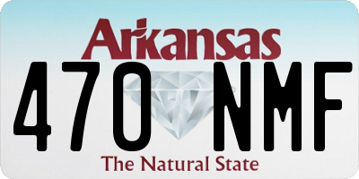 AR license plate 470NMF