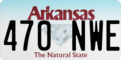 AR license plate 470NWE