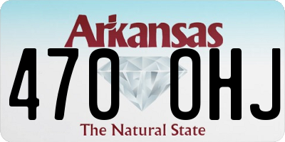 AR license plate 470OHJ