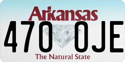 AR license plate 470OJE