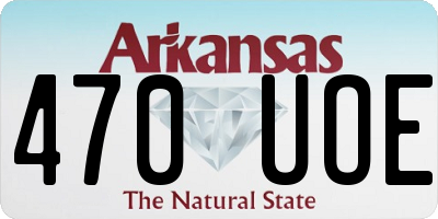 AR license plate 470UOE