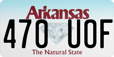 AR license plate 470UOF