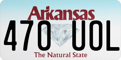 AR license plate 470UOL