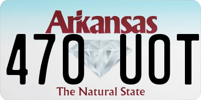 AR license plate 470UOT
