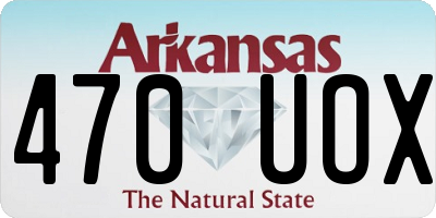 AR license plate 470UOX