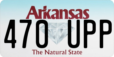 AR license plate 470UPP