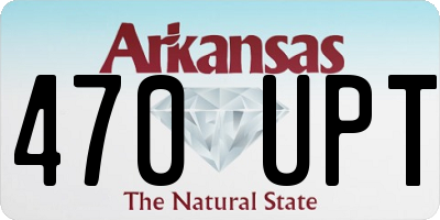 AR license plate 470UPT