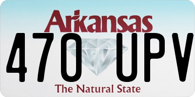 AR license plate 470UPV
