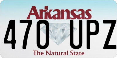 AR license plate 470UPZ
