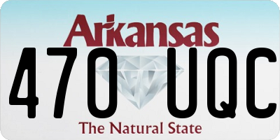 AR license plate 470UQC