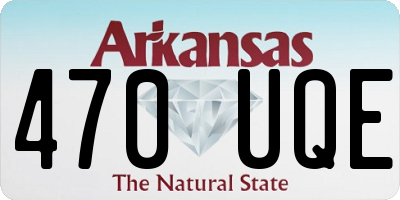 AR license plate 470UQE
