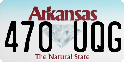 AR license plate 470UQG