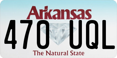 AR license plate 470UQL