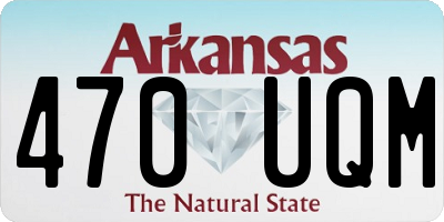 AR license plate 470UQM