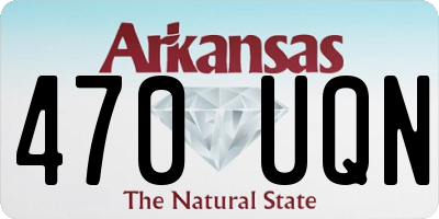 AR license plate 470UQN