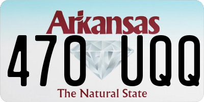 AR license plate 470UQQ