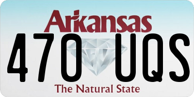 AR license plate 470UQS