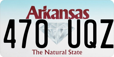 AR license plate 470UQZ