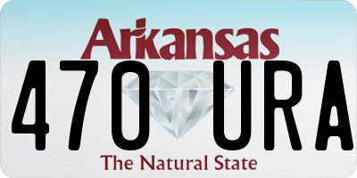 AR license plate 470URA