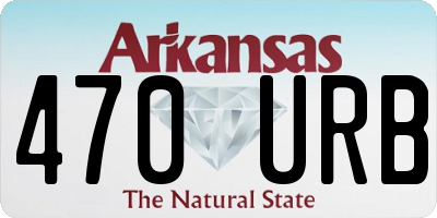 AR license plate 470URB