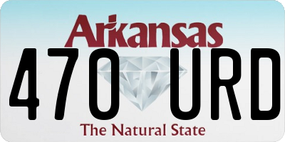 AR license plate 470URD