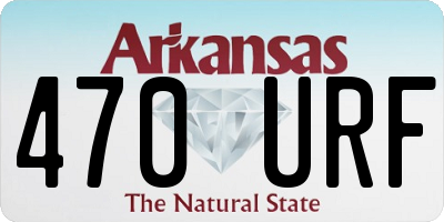 AR license plate 470URF
