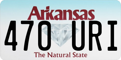 AR license plate 470URI
