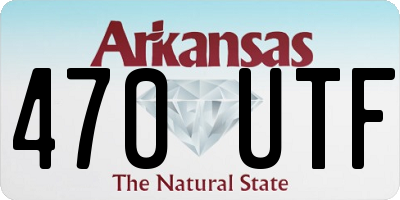 AR license plate 470UTF