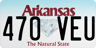 AR license plate 470VEU