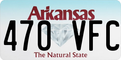 AR license plate 470VFC