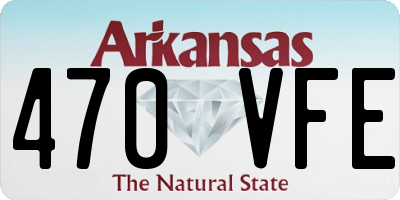AR license plate 470VFE