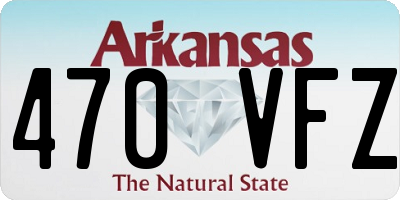 AR license plate 470VFZ