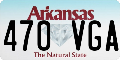 AR license plate 470VGA