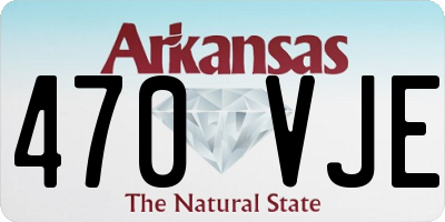AR license plate 470VJE