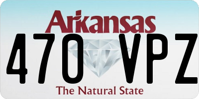 AR license plate 470VPZ
