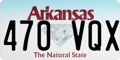 AR license plate 470VQX