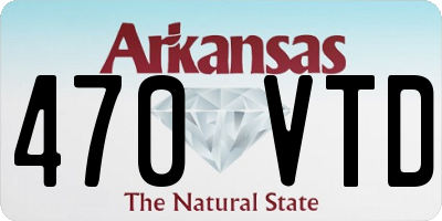 AR license plate 470VTD