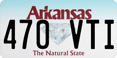 AR license plate 470VTI