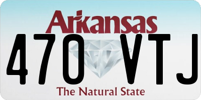 AR license plate 470VTJ