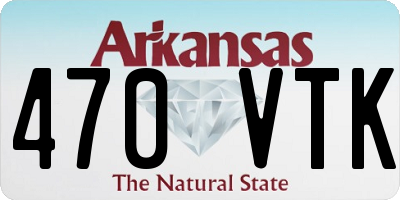 AR license plate 470VTK