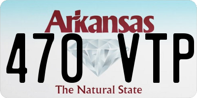 AR license plate 470VTP