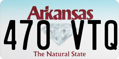 AR license plate 470VTQ
